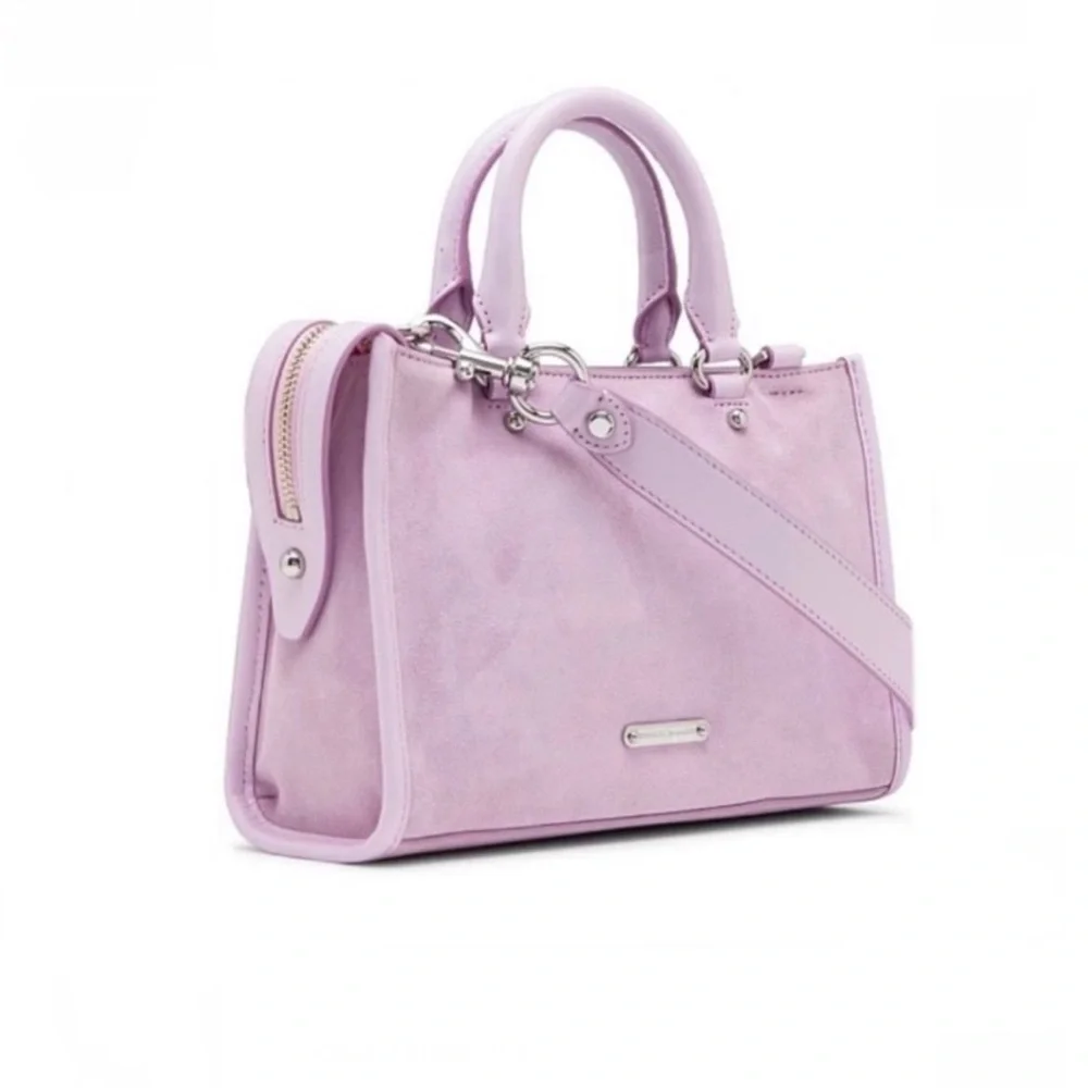 Rebecca Minkoff Micro Bedford Suede Satchel - Picture 9 of 12
